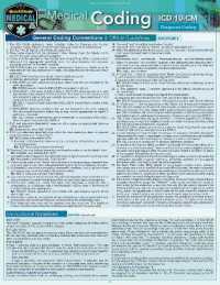 Medical Coding ICD-10-CM : a QuickStudy Laminated Reference Guide