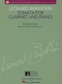 Sonata for Clarinet and Piano （PAP/COM）