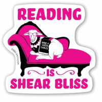 Reading is Shear Bliss : Barn Sheep Sticker