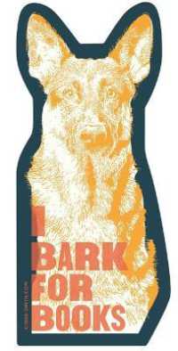 I Bark for Books German Shepherd Sticker (Pack of 6)