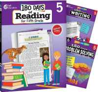 180 Days Reading， Writing & Problem Solving Grade 5: 3-Book Set (180 Days of Practice)