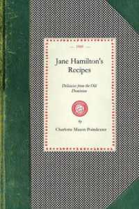 Jane Hamilton's Recipes : Delicacies from the Old Dominion (Cooking in America)