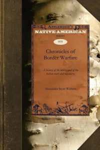 Chronicles of Border Warfare (Native American (Paperback))