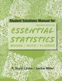 Student Solutions Manual for Essential Statistics （2ND）
