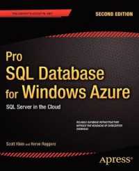 Pro SQL Azure : SQL Server in the Cloud （2 New）