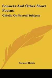Sonnets and Other Short Poems : Chiefly on Sacred Subjects