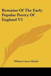 Remains of the Early Popular Poetry of England V2
