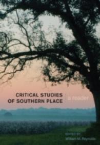 Critical Studies of Southern Place : A Reader (Counterpoints)