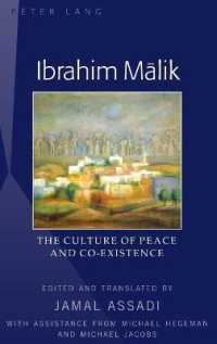 Ibrahim Malik : The Culture of Peace and Co-Existence - Translated by Jamal Assadi, with Assistance from Michael Hegeman and Michael Jacobs （2015. X, 132 S. 230 mm）