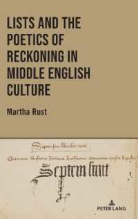 Lists and the Poetics of Reckoning in Middle English Culture : DE (Medieval Interventions)