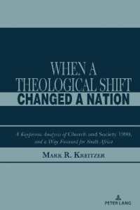 When A Theological Shift Changed a Nation : A Kuyperian Analysis of Church and Society 1990, and a Way Forward for South Africa （2024. XVIII, 336 S. 2 Abb. 229 mm）