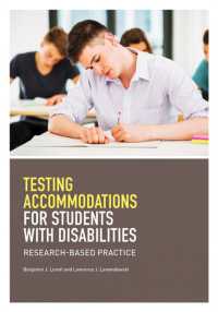 Testing Accommodations for Students with Disabilities : Research-Based Practice (Applying Psychology in the Schools Series)