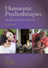 Humanistic Psychotherapies : Handbook of Research and Practice