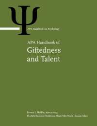 APA Handbook of Giftedness and Talent (APA Handbooks in Psychology® Series)