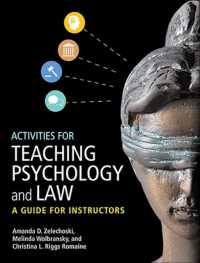 法心理学教育のための実習<br>Activities for Teaching Psychology and Law : A Guide for Instructors