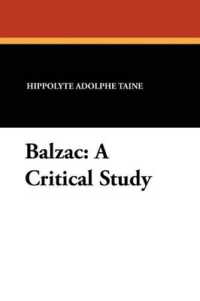 Balzac : A Critical Study