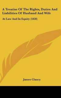 A Treatise of the Rights, Duties and Liabilities of Husband and Wife : At Law and in Equity (1828)