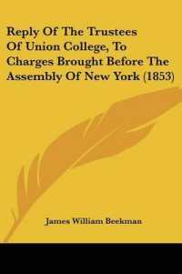 Reply of the Trustees of Union College, to Charges Brought before the Assembly of New York (1853)