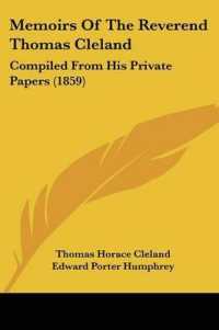 Memoirs of the Reverend Thomas Cleland : Compiled from His Private Papers (1859)