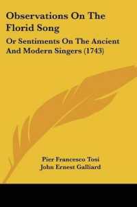 Observations on the Florid Song : Or Sentiments on the Ancient and Modern Singers (1743)