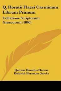 Q. Horatii Flacci Carminum Librum Primum : Collatione Scriptorum Graecorum (1860)