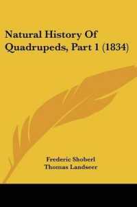 Natural History of Quadrupeds, Part 1 (1834)