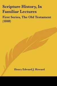 Scripture History, in Familiar Lectures : First Series, the Old Testament (1840)