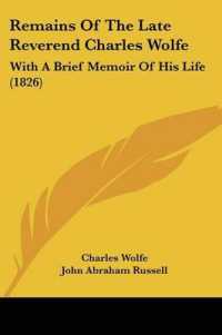 Remains of the Late Reverend Charles Wolfe : With a Brief Memoir of His Life (1826)