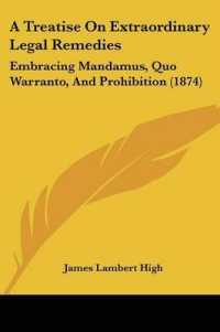 A Treatise on Extraordinary Legal Remedies : Embracing Mandamus, Quo Warranto, and Prohibition (1874)