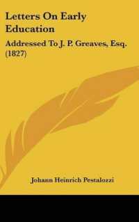 Letters on Early Education : Addressed to J. P. Greaves, Esq. (1827)