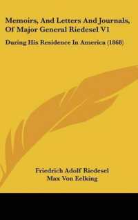 Memoirs, and Letters and Journals, of Major General Riedesel V1 : During His Residence in America (1868)