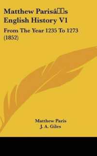 Matthew Paris's English History V1 : From the Year 1235 to 1273 (1852)