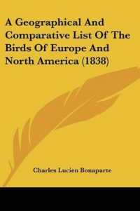 A Geographical and Comparative List of the Birds of Europe and North America (1838)