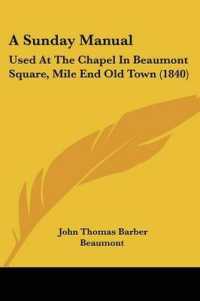 A Sunday Manual : Used at the Chapel in Beaumont Square, Mile End Old Town (1840)