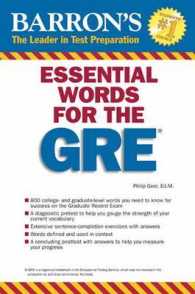 Barron's Essential Words for the Gre (Essential Words for the Gre) （3TH）