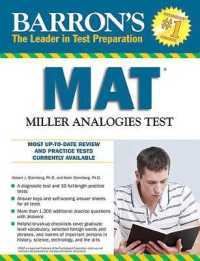 Barron's MAT : Miller Analogies Test (Barron's Mat) （11 Updated）