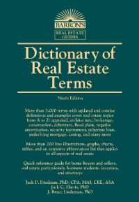 Dictionary of Real Estate Terms (Barron's Business Dictionaries) （Ninth）
