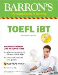 TOEFL iBT with Online Tests & Downloadable Audio (Barron's Test Prep) （Sixteenth）
