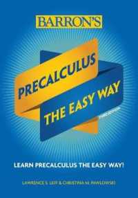 Precalculus: the Easy Way (Barron's Easy Way)