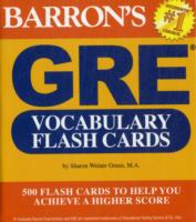 Barron's GRE Vocabulary Flash Cards / Green, Sharon Weiner