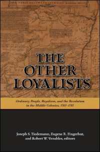 The Other Loyalists : Ordinary People, Royalism, and the Revolution in the Middle Colonies, 1763-1787