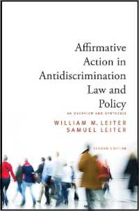 Affirmative Action in Antidiscrimination Law and Policy （2ND）