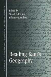 Reading Kant's Geography (Suny series in Contemporary Continental Philosophy)