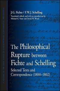 The Philosophical Rupture between Fichte and Schelling : Selected Texts and Correspondence (1800-1802) (Suny series in Contemporary Continental Philosophy)