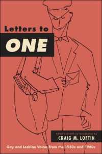 Letters to ONE : Gay and Lesbian Voices from the 1950s and 1960s (Suny series in Queer Politics and Cultures)