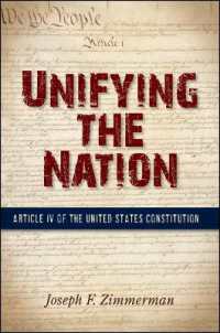 Unifying the Nation : Article IV of the United States Constitution