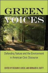 Green Voices : Defending Nature and the Environment in American Civic Discourse (Suny Press Open Access)