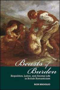 Beasts of Burden : Biopolitics, Labor, and Animal Life in British Romanticism (Suny series, Studies in the Long Nineteenth Century)