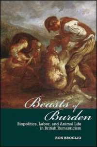 Beasts of Burden : Biopolitics, Labor, and Animal Life in British Romanticism (Suny series, Studies in the Long Nineteenth Century)