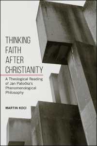 Thinking Faith after Christianity : A Theological Reading of Jan Patočka's Phenomenological Philosophy (Suny series in Theology and Continental Thought)